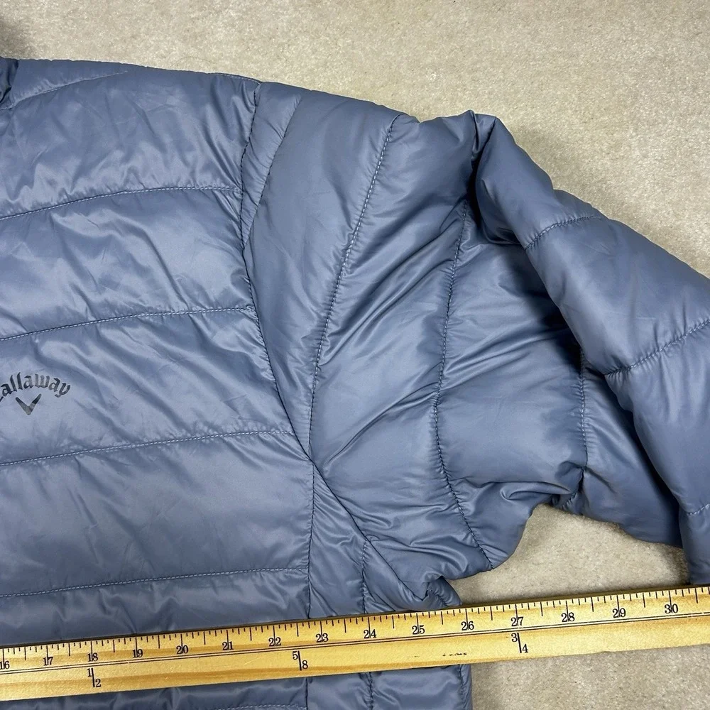 Callaway Golf Puffer Jacket Men's XXL Lightweight Full Zip Golf Performance Zip